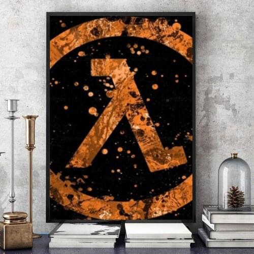 Half Life Splatter Art Canvas Paintings Abstract Art Canvas Prints For Living Room Cuadros Décor
