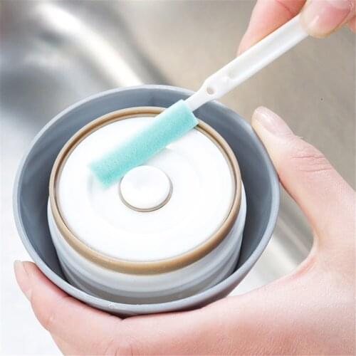 Cleaning Brush Kettle Cup Sink Slot Bottle Cleaning Brush Superfine Fiber Head Multifunction Home Cleaning Kitchen usefulness
