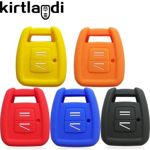 2 Buttons Remote Silicone Key Cover for Vauxhall Opel Vectra Astra H J G Insignia Vectra C B Frontera Zafira Case Car Key Shell