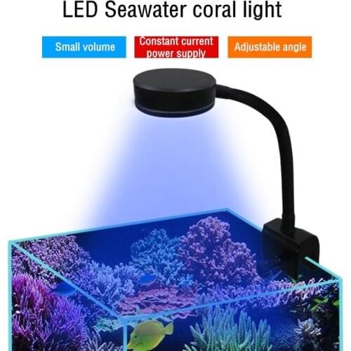Aquarium LED Reef Light Full Spectrum Nano Fish Tank Light With Wired Controller For Saltwater Coral Reef Tank