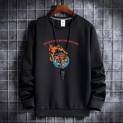 2021 Anime Sweatshirts Maneskin Men Clothes Manga Crewneck Pullover Hip Hop Hoodie Gothic Oversized Tracksuit Streetwear Sweater