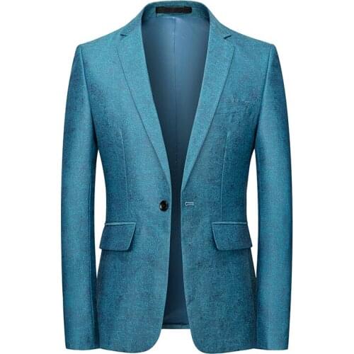 Trend Fashion Printed Blazer Men Jackets Male Male Suit Blazers Slim Fit Mens Blazer Jacket Men Plus Size 5XL 6XL