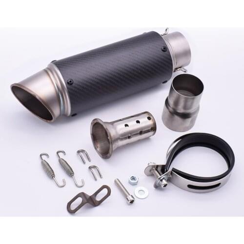 51-60mm motorcycle pipe exhaust with DB killer Motorcycle Exhaust Pipe Muffler For Suzuki GSXR 1100 400 GT 250 550 RG500 RGV250