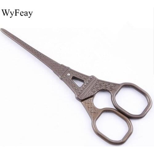 1Pcs Stainless Steel European handicraft Embroidery Antique Retro classic Vintage Floral Tailor Scissors Sewing Shears DIY Tools