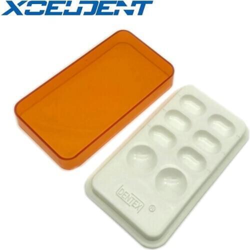 1pcs Dental Synthctic Acrylic Resin Teeth Shading Light Storage Box Color Toning Dentist Material