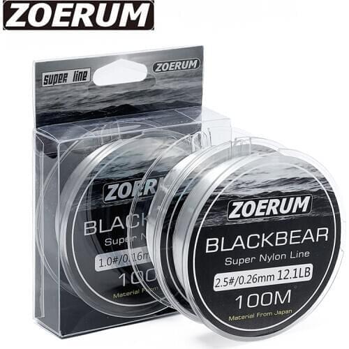 100M 4-31lb fishing line spool nylon strong fluorocarbon fishing line leader floating catfish carbon fiber fluorocarbon leader