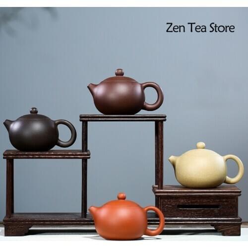 115ml Yixing Raw Ore Purple Clay Xishi Zisha Pot Pure Hand Made Purple Mud Beauty Kettles Tea Pot Ball Hole Filter Tea Set Gift