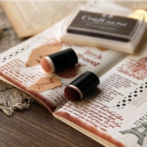 40 pcs Sponge Finger Daubers Foam Finger Painting Craft Set, Applying Ink Finger Paint Drawing