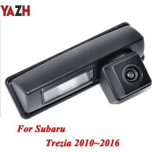 YAZH Auto Radio Monitor HD CCD Night Vision Backup Camera For Subaru Trezia 2010 20112 2012 2013 2014 2015 2016 Car Rearview Cam