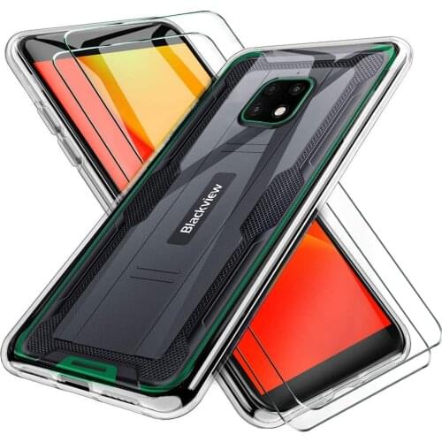 3-in-1 Case + Glass For Blackview BV4900 Pro Screen Protector Glass On For Blackview BV4900 protective Glass Film