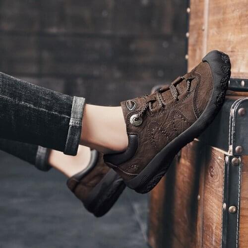 Causal Shoes For Men Mens Casual Shoes Hot Sale Men Fashion Leather Boots 2020 New Breathable Man Shoe Sneaker Sneakers For