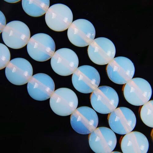 10MM Opal Round Loose Beads Strand 14.5 Inch Jewelry Making B154