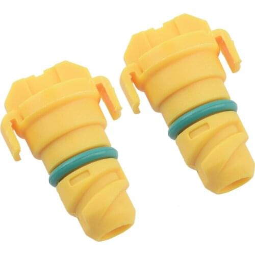 KX6Z-6730-B 2Pcs/Set Car Engine Oil Drain Plug Fit For Ford F-150 Mustang Expedition 2015 2016 2017 2018 2019 FT4Z-6730-A