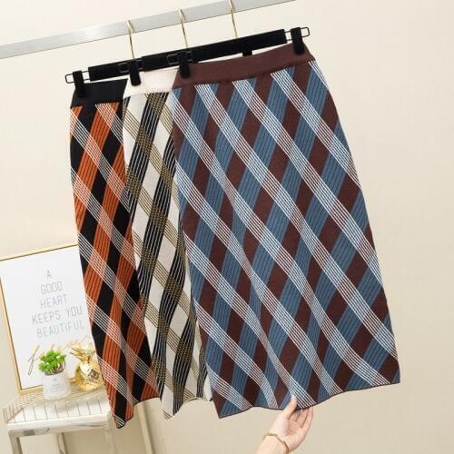 Lihuaque Knitted Pencil Skirts