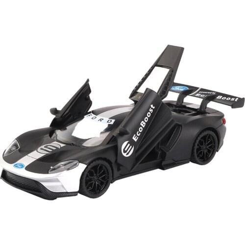 Die-cast 1:32 Model Cars Alloy Vehicles gld2 toys for Children Ford Super Sports Car GT