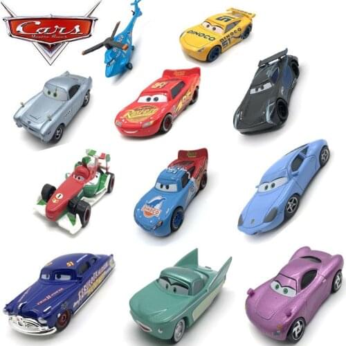 Disney Pixar Cars 3 hudson hornet Jackson Storm Mater 1:55 Diecast Metal Alloy Model Car Toy Christmas Gift Children Boys toys