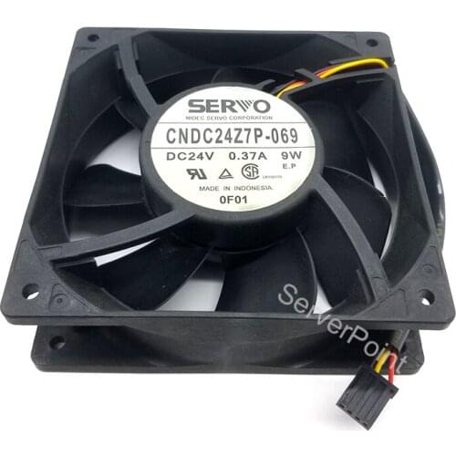 NEW for 12CM 12038 CNDC24Z7P-069 24V 0.37A 9W Inverter fan 120 * 120 * 38mm