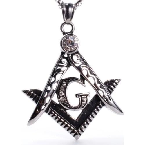 Popular titanium titanium steel 316 l steel pendant masonic pendant