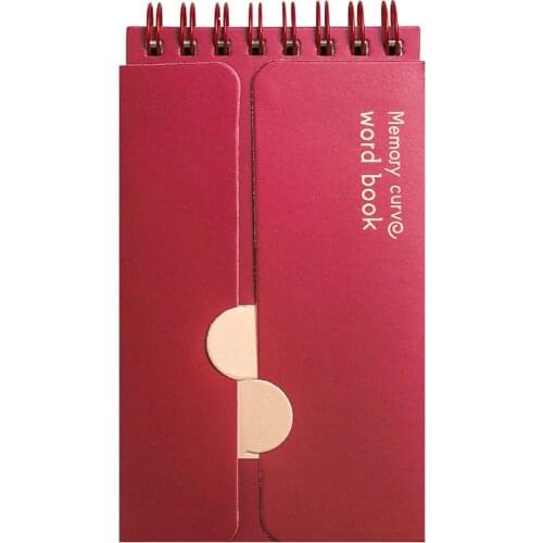 Portable 4pcs/lot English Words Book Memo Notebook Mini Words Book Vocabulary Pad For School Students Use Pocket Stationery