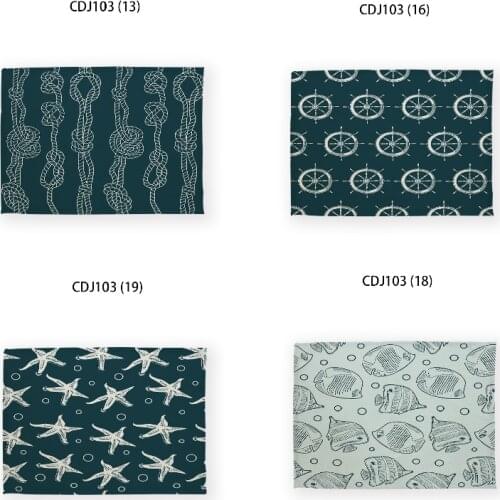 Geometric stripes ocean rectangular table tablecloth picnic blanket wedding decoration table runner tablecloth Table table cloth