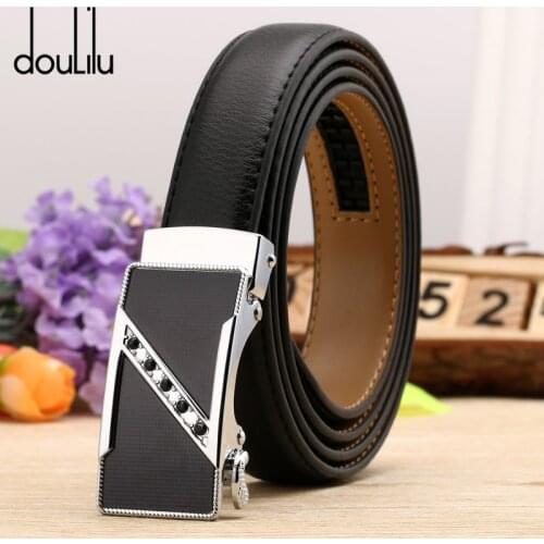 Fashion Belts For Women Dress Automatic Buckle Strap Luxury Brand Female Waistband Designer Genuine Leather Decoration Girdle