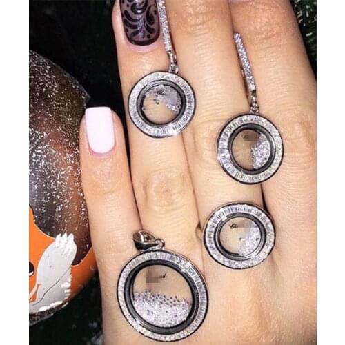 CP22 Luxury Designer Fashion 925 Sterling Silver shinning European style Jewelry leaves shaped fancy pc