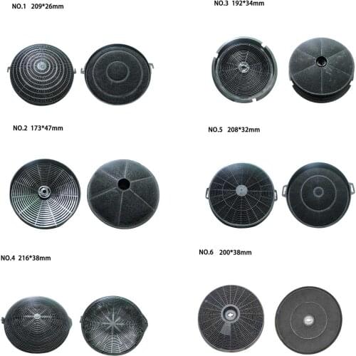 Carbon filter for cooker hood, oven stove, kitchen and catering, activated carbon filter replacement air extraction device 1pcs