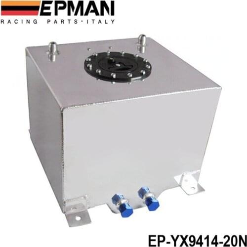 Universal 20 Litre Fuel Surge Tank Swirl Pot System Alloy Aluminum EP-YX9414-20N