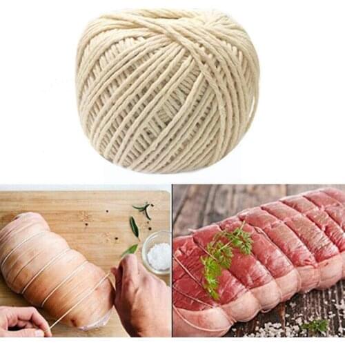 String For Meat Cooking Tools Butchers Cotton Twine Dog Trussing Ham String Smoked Hot Bacon Sausage with Turkey Tools Mea P0R0