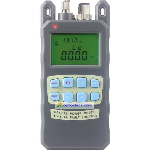 All-IN-ONE Fiber optical power meter -70 to +10dBm and 10mw Fiber Optic Cable Tester Visual Fault Locator Optic Fiber Multimeter