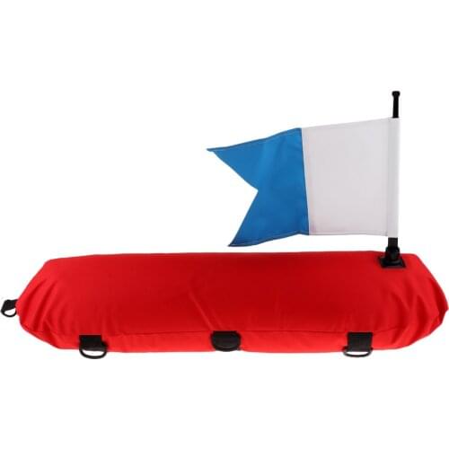 1 Pc Inflatable Scuba Diving Float Buoy & Dive Flag For Diver Down Snorkeling Spearfishing Freediving Accessories