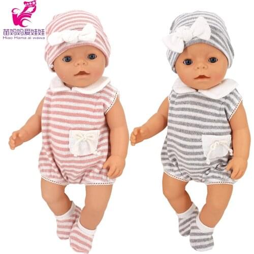 40cm reborn Baby Doll clothes set for 38 cm Nenuco ropa y su Hermanita doll clothes accessories