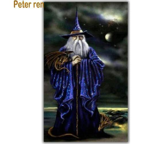 Diy Diamond painting Monarch cross stitch diamond embroidery portrait 5d Square/Round diamond Mosaic Rhinestone Magic mage