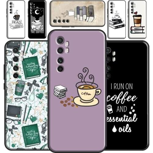 Books And Coffee Case For Xiaomi Mi 11 Lite Ultra 9 10 9T 10T Pro A3 POCO F3 F1 F2 M3 X3 Pro Bumper Cover
