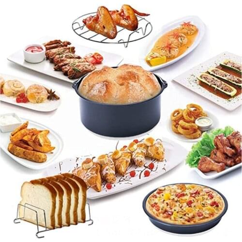 CPDD 6-8 Inch Air Fryer Accessories Best Hot Fryer Accessories Set of 12 Fit all 3.2Qt-6.8Qt Air Fryers