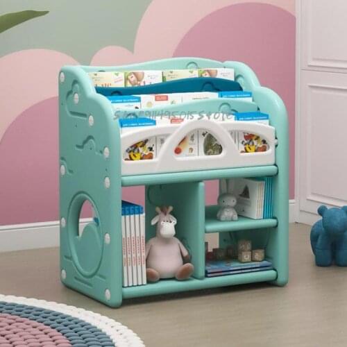 Childrens Bookshelf Floor Shelf Baby Picture Book Rack Kindergarten Pupils Storage Rack Multifunctional Simple Bookcase