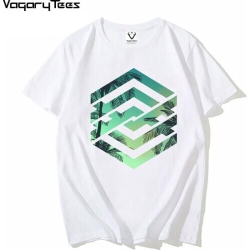 VagaryTees Summer Mens Fashion Geometric sunset Print T-Shirt Aesthetic Geometric Design Tops Novelty tshirt unisex streetwear