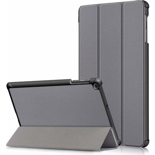 Leather Texture Tablet Case For Xiao mi Mipad 4 Smart Sleep Wake Shockproof Protective Support Stand Plain Magnetic Tablet Case