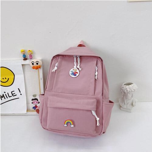 Grade 1-3 Nylon Children School Bags Casual Kid Schoolbag Cartoon Primary School Backpack for Boys Girls Backpack Cute Bookbag