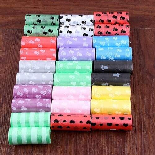 10Roll 150pcs Degradable Pet Waste Poop Bags Dog Cat Clean Up Refill Garbage Bag Bags Outdoor Home Clean Refill Garbage Bag New