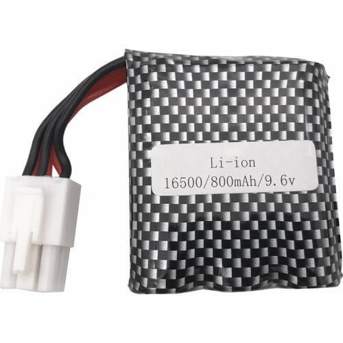 New version original 9.6v 800mAh 15C EL-6P SM-6P EL-2P Li-ion Battery 9115 S911 912 9116 9120 RC Monster Truck Parts 15-DJ02