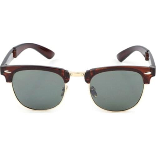 New Fashion Retro Black Round Frame Sunglasses High Quality Metal Men and Women Classic Driving Sun Glasses