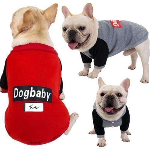 Dog Clothes Autumn Winter Pet Puppy Clothing for Small Dogs Cats Chihuahua Pug Yorkshire Pets French Bulldog Coat Ropa Perro