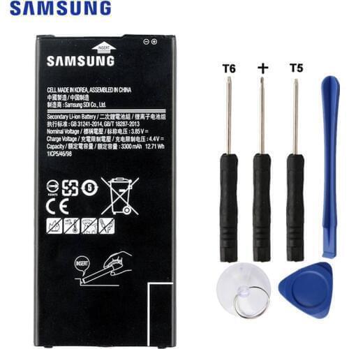 SAMSUNG Original Battery EB-BG610ABE For Samsung GALAXY ON7 J7 Prime G6100 2016 Edition Authentic Phone Battery 3300mAh
