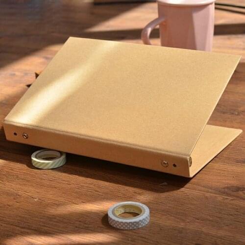 Stationery Binder A4/B5/A5 Loose-Leaf Paper Jam Shell Porous Paper Clip Folder File Organizer Office Accessory