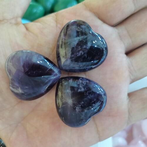 Gift Love Puffy Heart Shaped Stone Love Healing crystal Gemstone Gemstones Natural Rose Quartz Crystals Natural Quartz Crystals