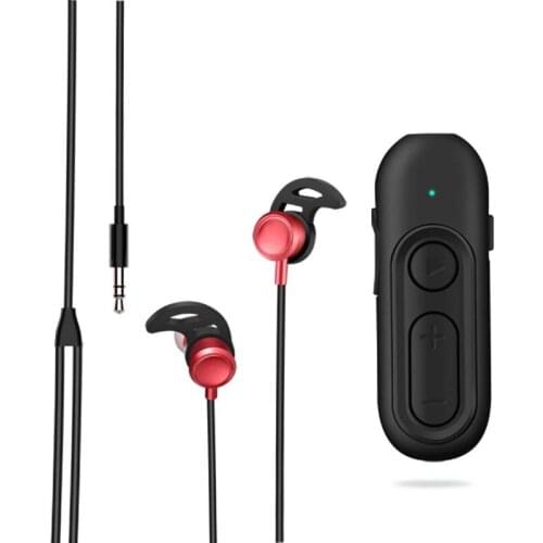 Lapel Clip Bluetooth Headset Receiver Sports Stereo Waterproof Multifunction Portable Receiver ND998