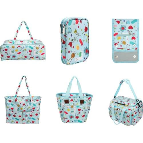 6 types Knitting Storage Empty Bag,Big Capacity for Hooks Thread Yarn Wool Crochet DIY Sewing Organizer Holder, Free Shipping