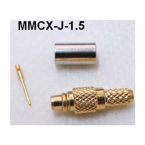 RF MMCX Type Connector MMCX-J-1.5 male weld ,Coaxial connector wireless router Antenna 5pcs/lot