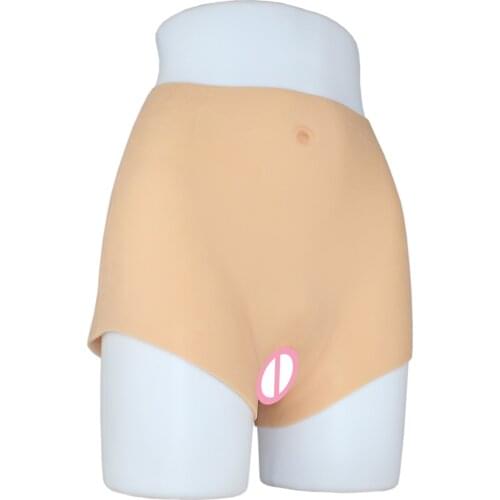 RAOPIN Crossdresser Silicone Realistic Vagina Panties Shemale Transgender Sissy Artificial Sexy Pussy Underwear Draag s Tits